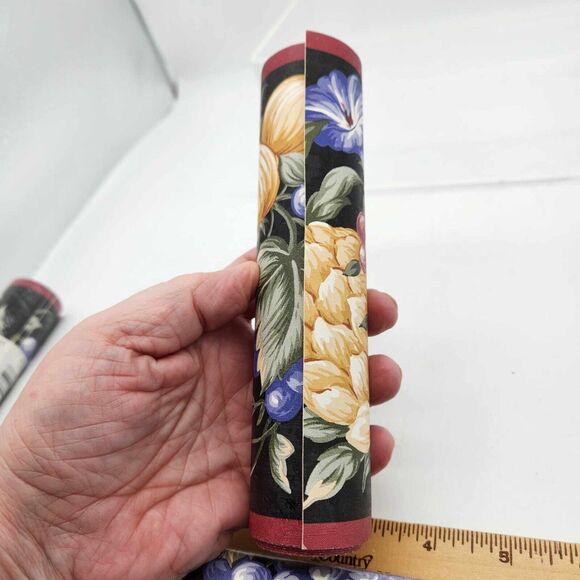 Foremost Wallpaper Border Black Floral 4 Rolls (1 opened) 268218 Pink Purple - Picture 7 of 8